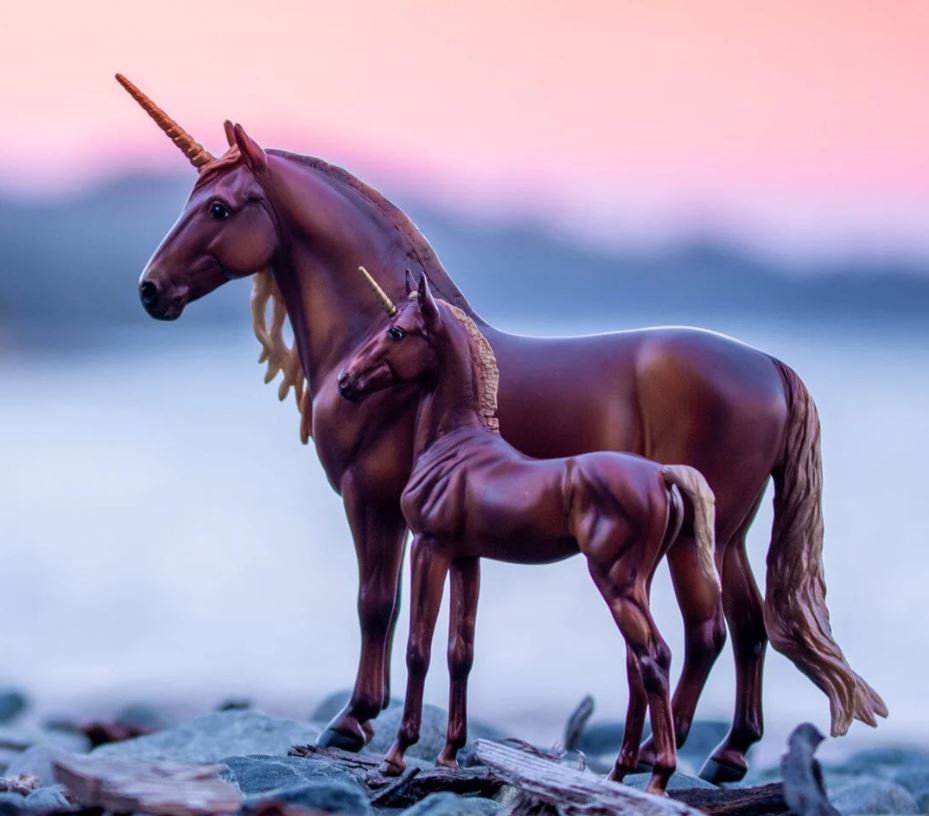 Le Bos Breyer Cyrus & Solana Unicorns B-TR-10082
