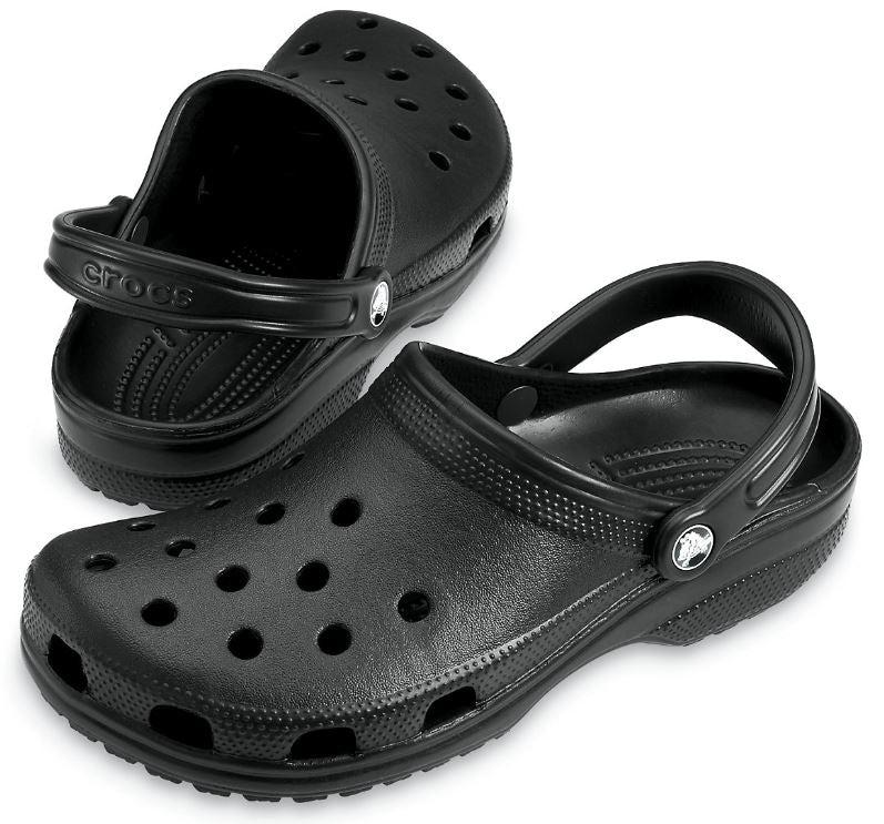 Le Bos Crocs Black Classic Mens Clogs 10001-001