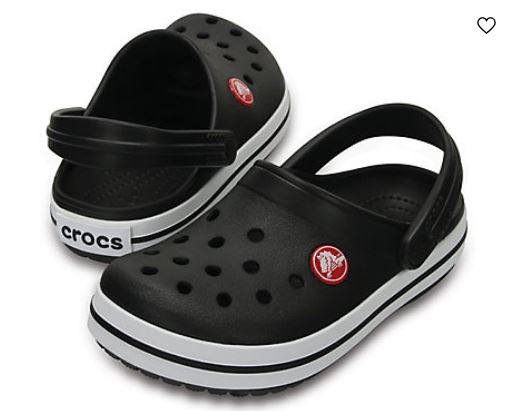 Le Bos Crocs Black Kids' Crocband Clogs 204537