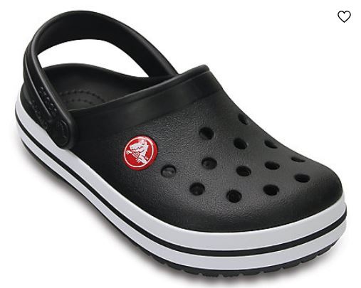 le bos Crocs Black Kids' Crocband Clogs 204537