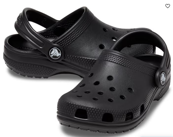 Le Bos Crocs Black Toddler Classic Clogs 206990