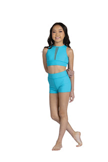 le bos Danznmotion High Waist Booty Short 22406C