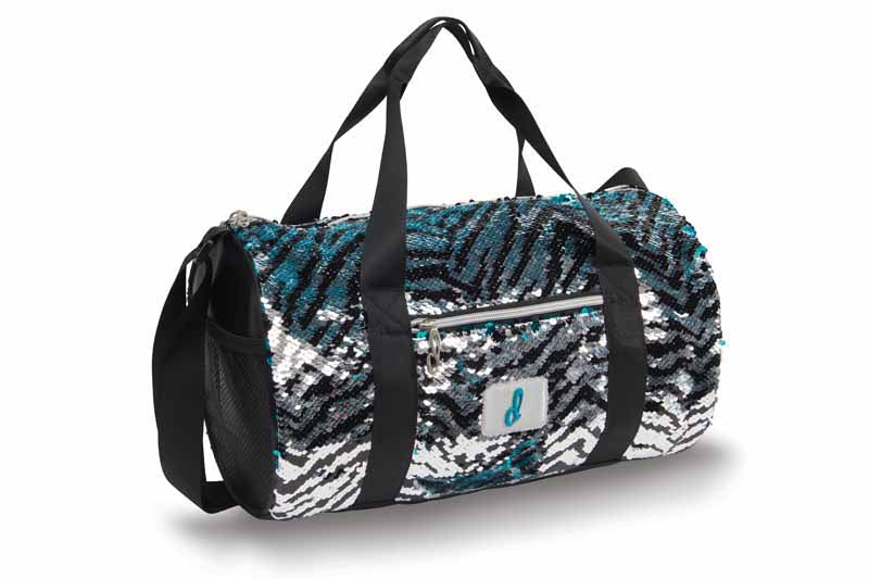 le bos Danznmotion Zebra Sequin Duffle B20523