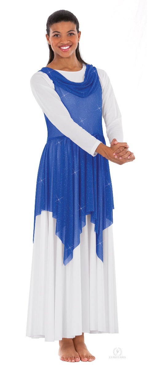 le bos Eurotard Adult Shimmer Drape Tunic 13860