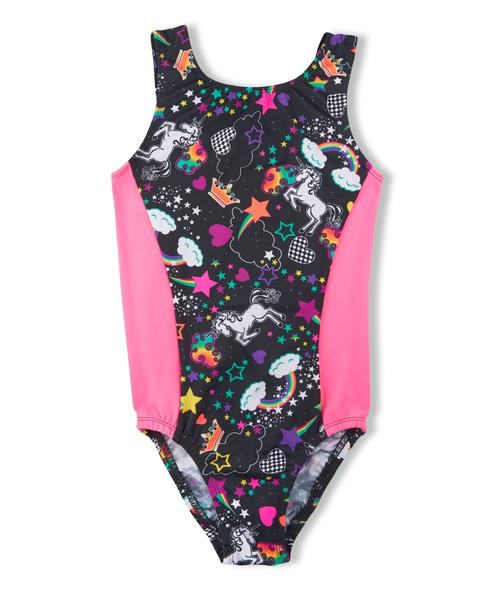 le bos Girl Power Unicorn Girls Leotard LE105