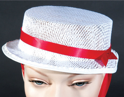 le bos H-61 Ultrastraw Gibson Girl Hat