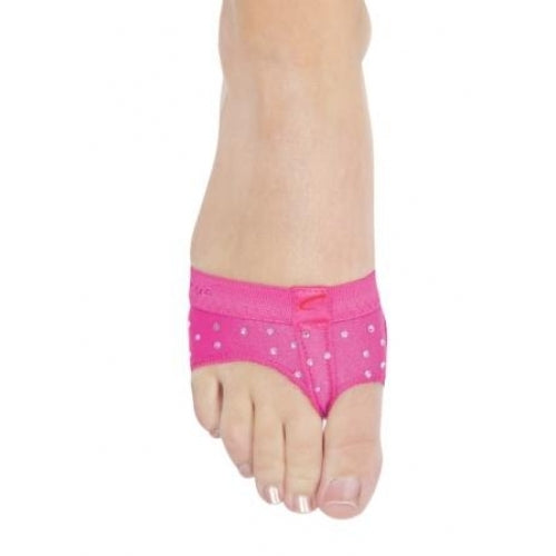 le bos H07RS Rhinestone Hot Pink FootUndeez
