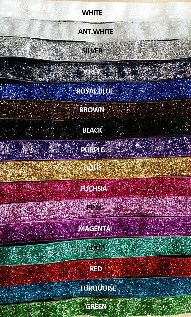 Le Bos HP-GTEHB Glitter Ribbon Adjustable Headband