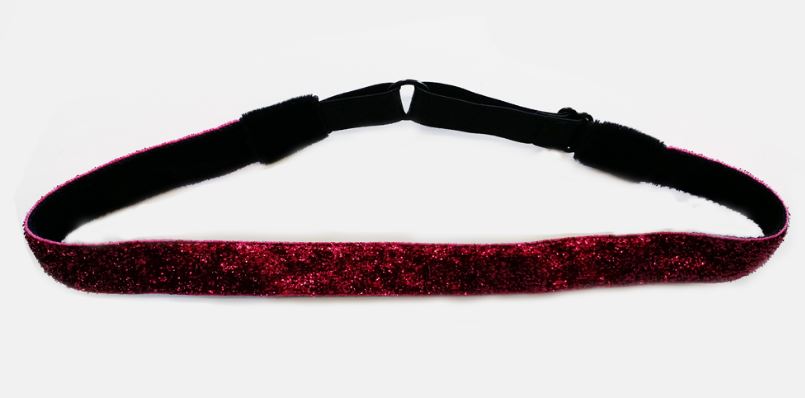 Le Bos HP-GTEHB Glitter Ribbon Adjustable Headband