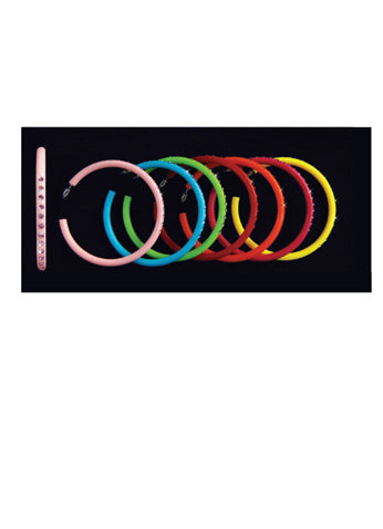 le bos J-127E Jewled Hoop Earrings