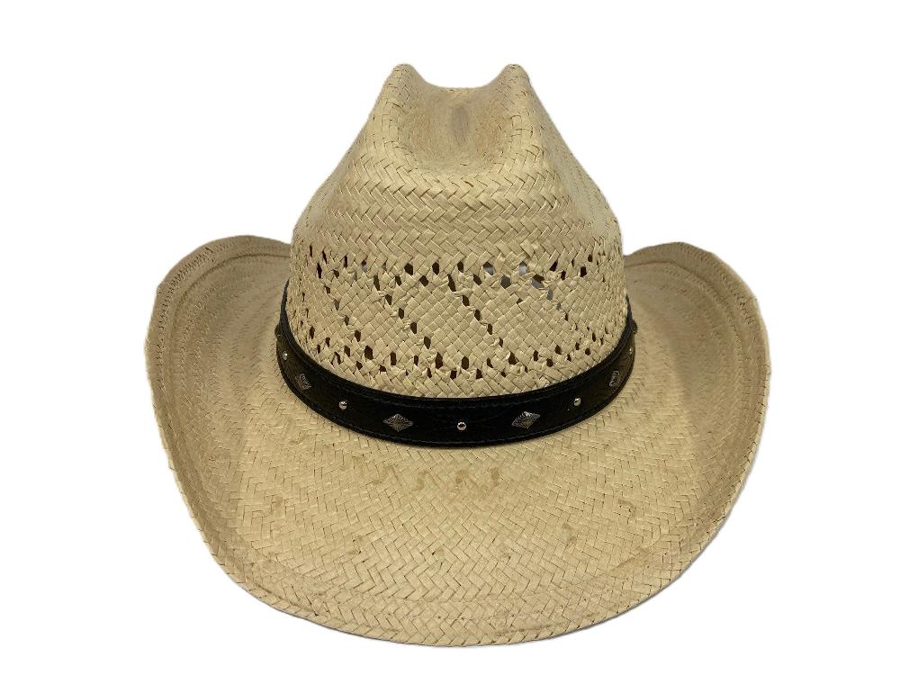 le bos Lebo's Natural Boy's Straw Westen Hat ZA225