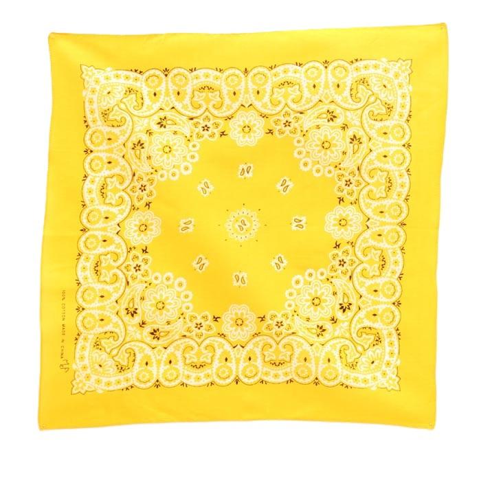 le bos M & F Western Dark Yellow Bandana 10010-21
