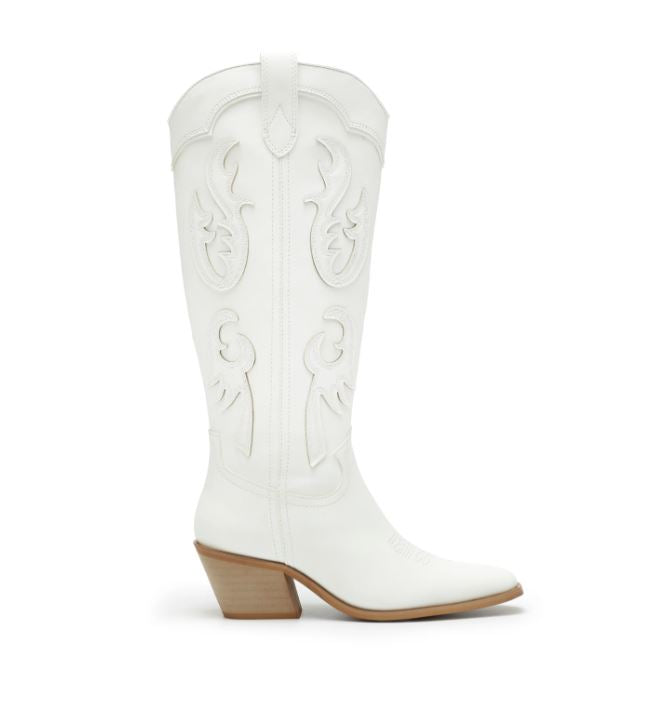 le bos MIIM White Audrey Women's Boots AUDREY-WHT