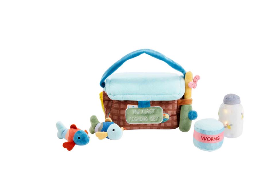 le bos Mud Pie Fishing Plush Play Set 12110349