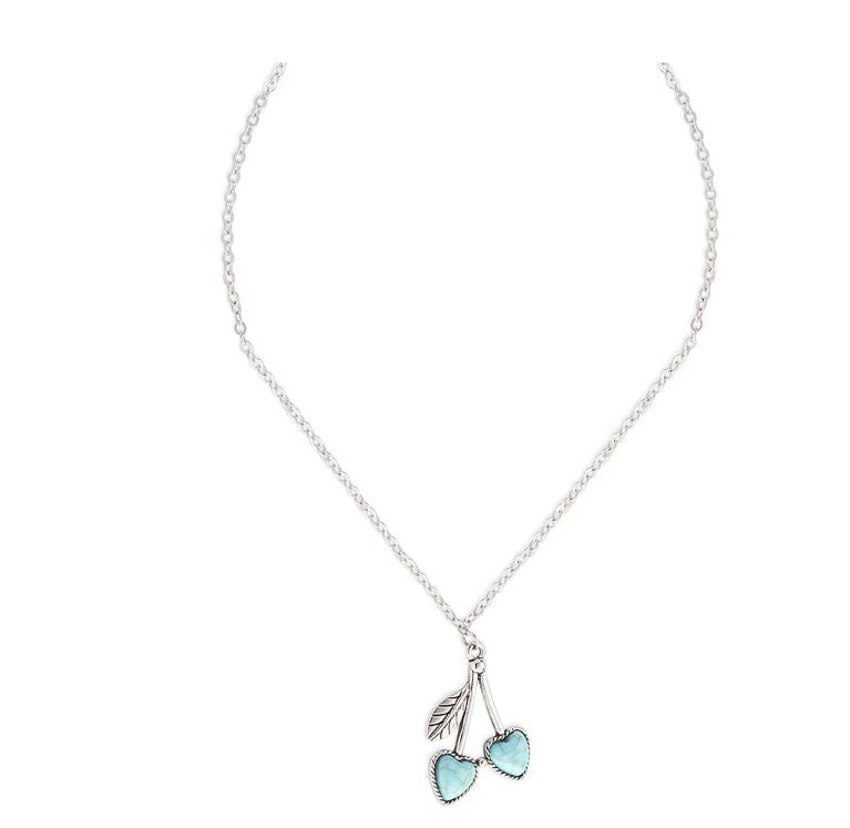 le bos Myra Bag 'Dangling Hearts' Necklace S-11641
