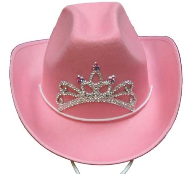 le bos Parris Toys Pink Cowgirl Hat 5110