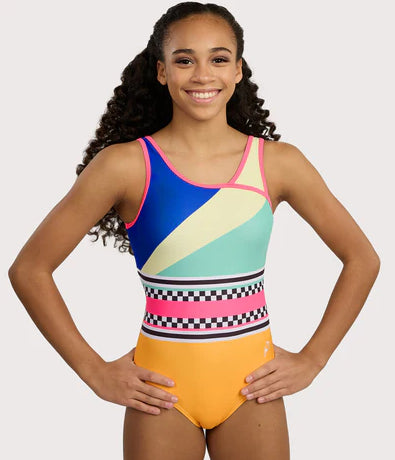 le bos Plum Sports Mode Keyhole Swoop Leotard
