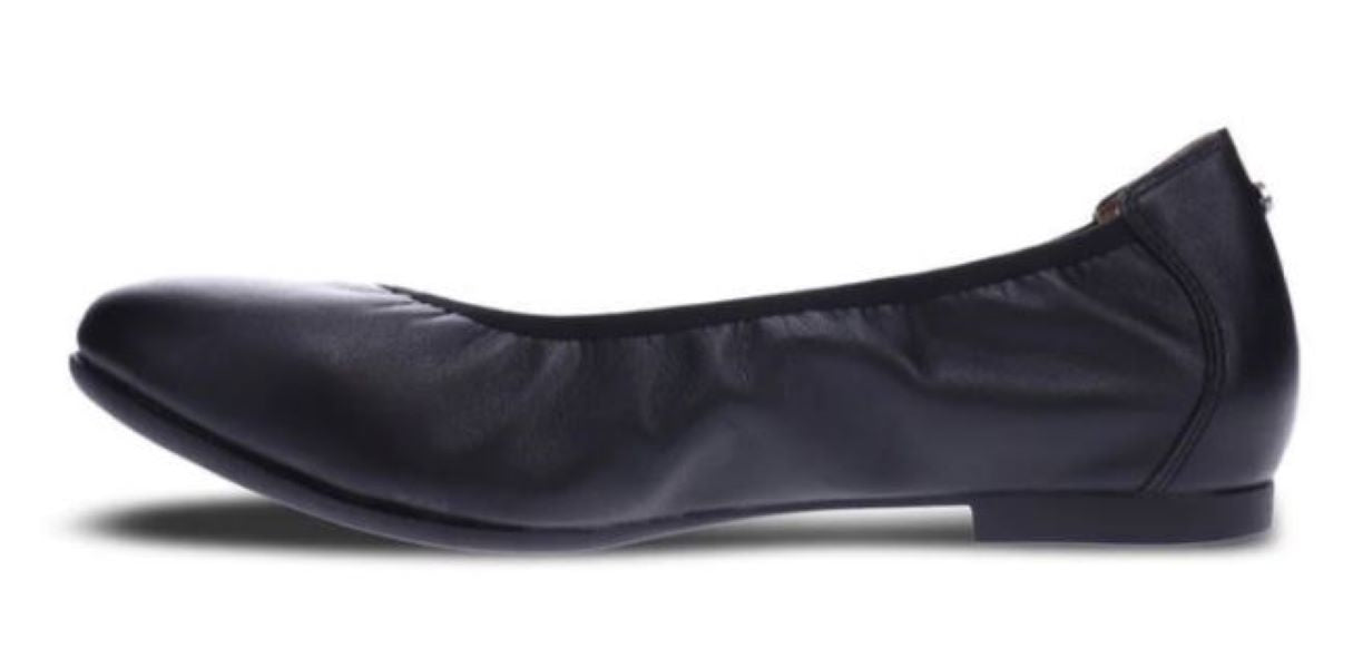 Le Bos Revere Nairobi Black Lizard Ballet Flat