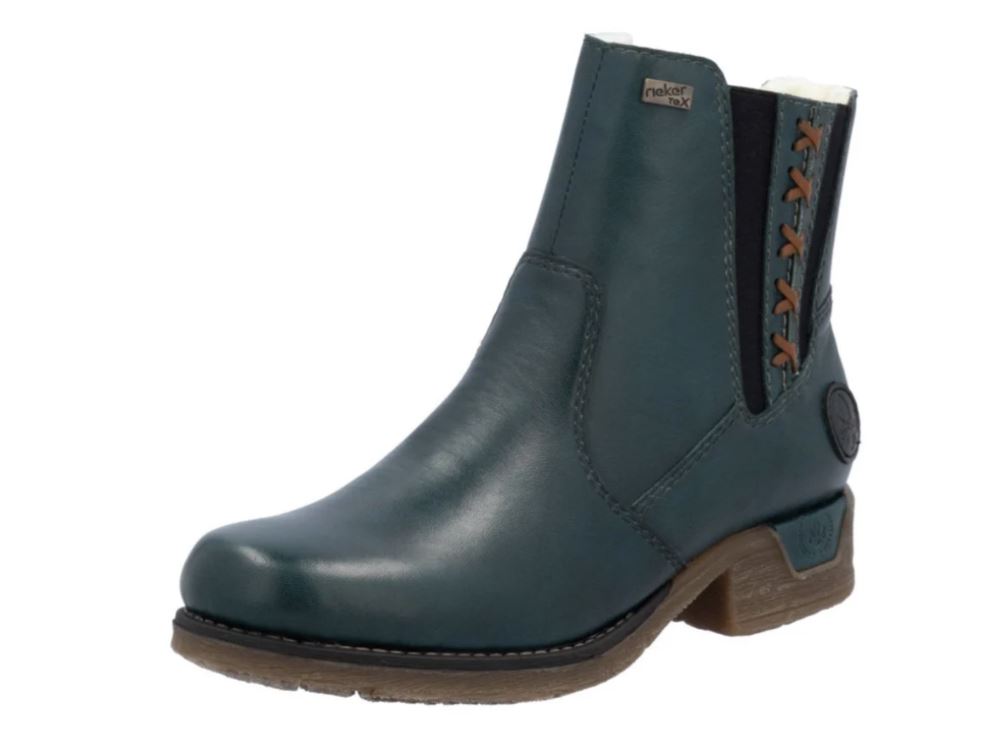 Le Bos Rieker Petrol Fee Women's Boots 79653-12
