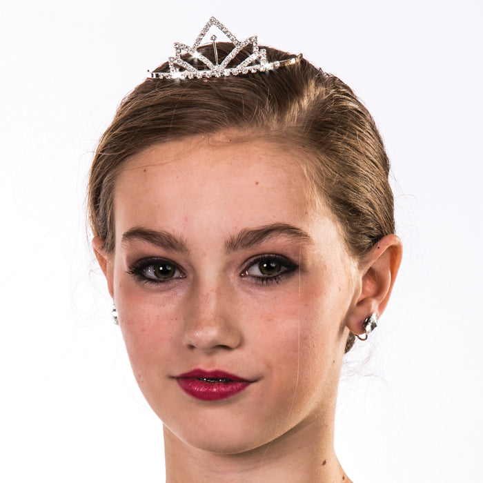 le bos RT01 RHINESTONE TIARA COMB SMALL