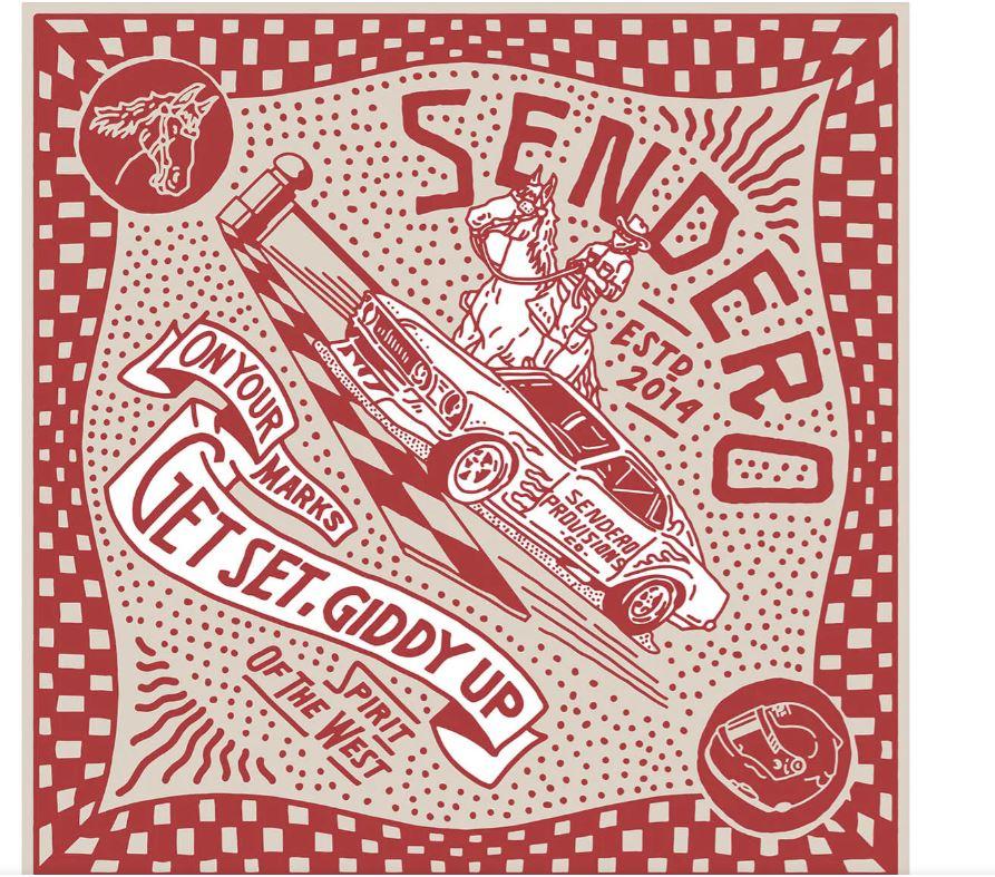 le bos Sendero Giddy Up Bandana SPCA225S13AXX
