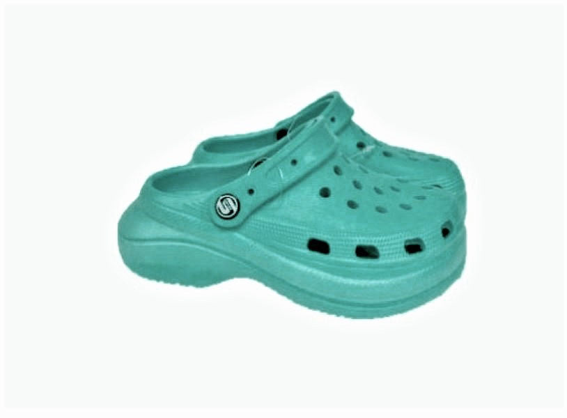 le bos Surf7 Aqua Kids Clogs FF379K-GREEN