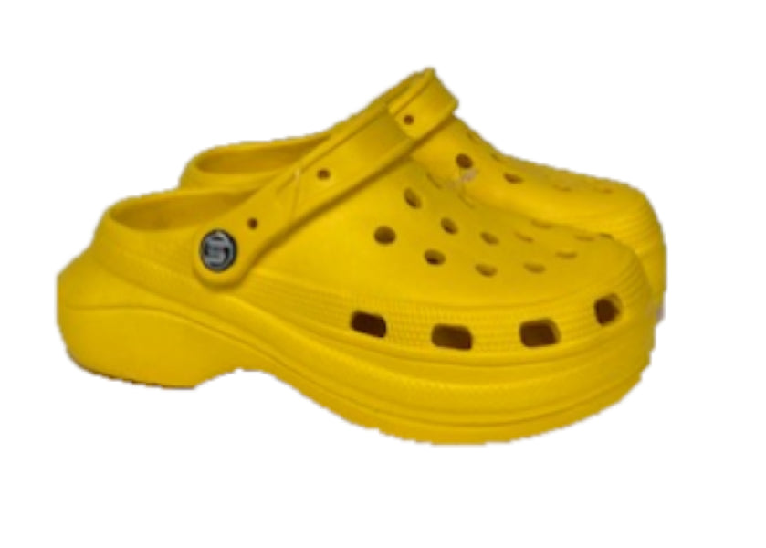 le bos Surf7 Yellow Kids Clogs FF379K-YELLOW
