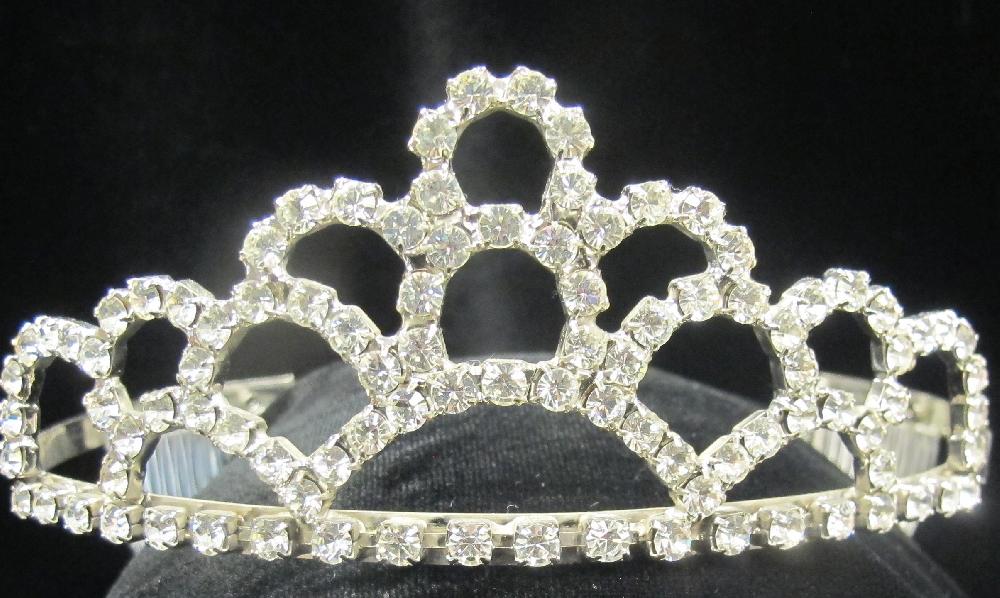 le bos T-378 9 Curved Mound Tiara