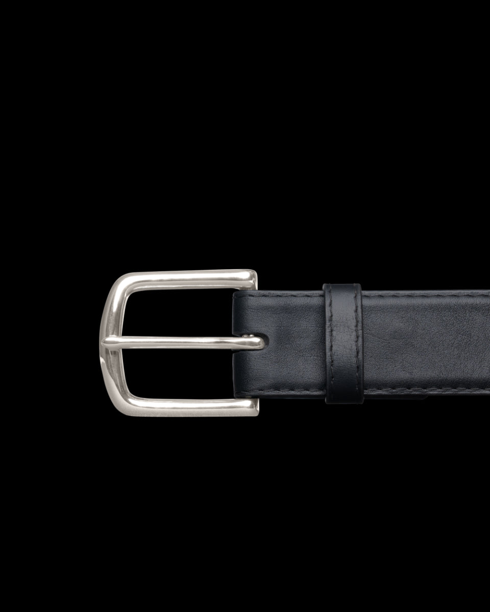 Le Bos Tecovas Black Calfskin Men's Belt