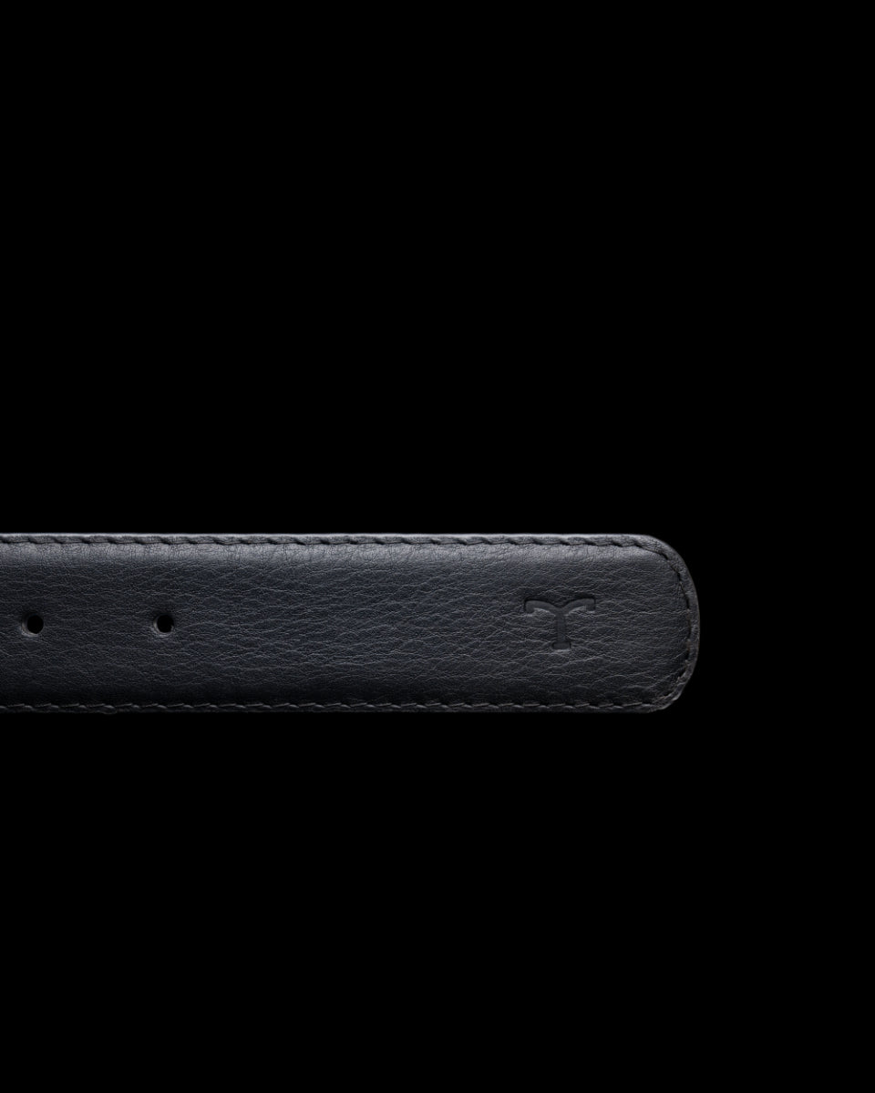 Le Bos Tecovas Black Calfskin Men's Belt