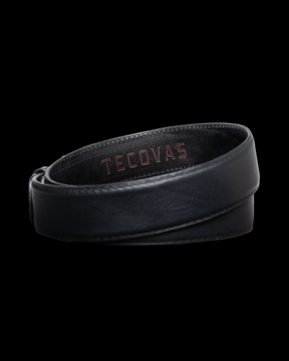 Le Bos Tecovas Black Calfskin Men's Belt