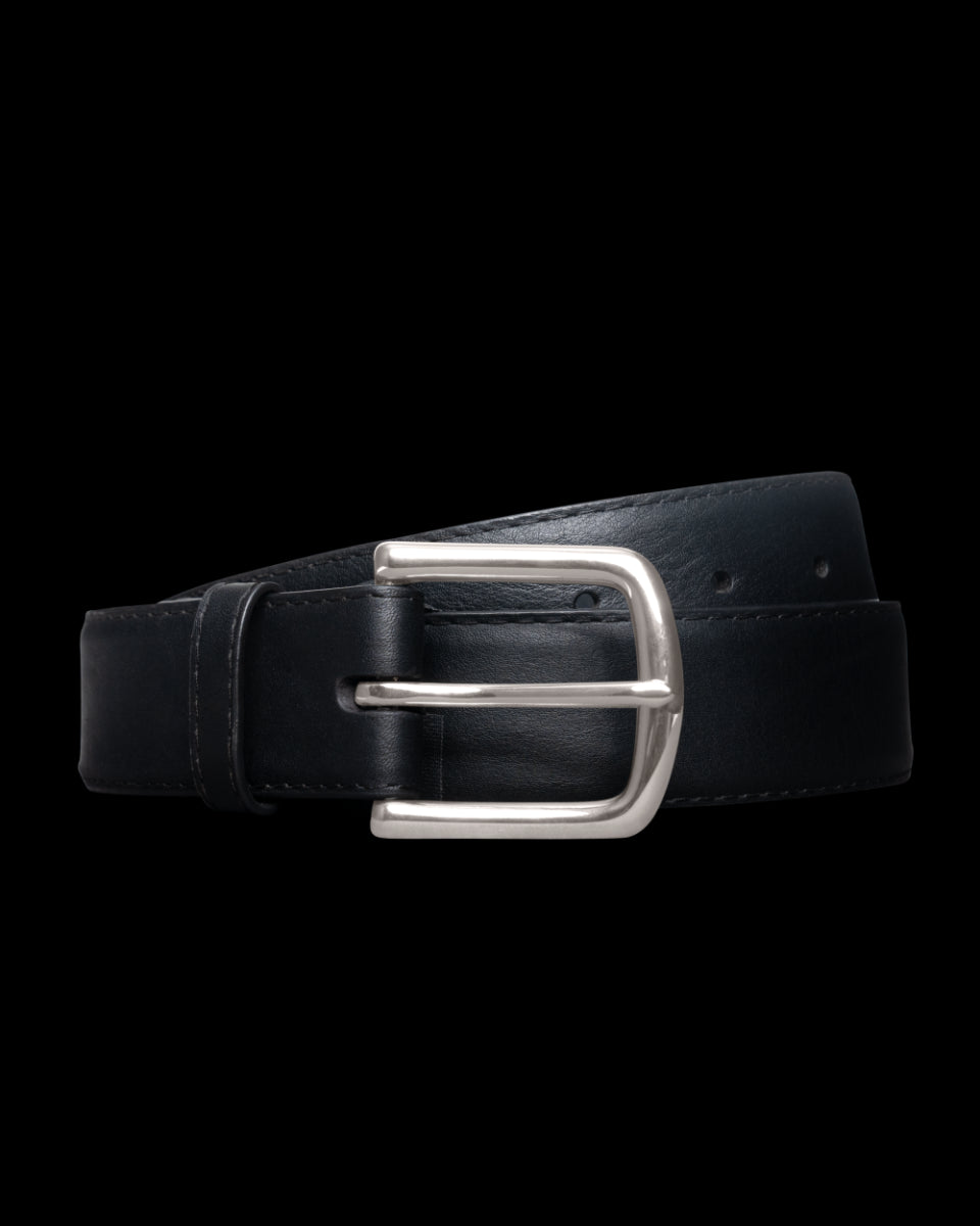 le bos Tecovas Black Calfskin Men's Belt