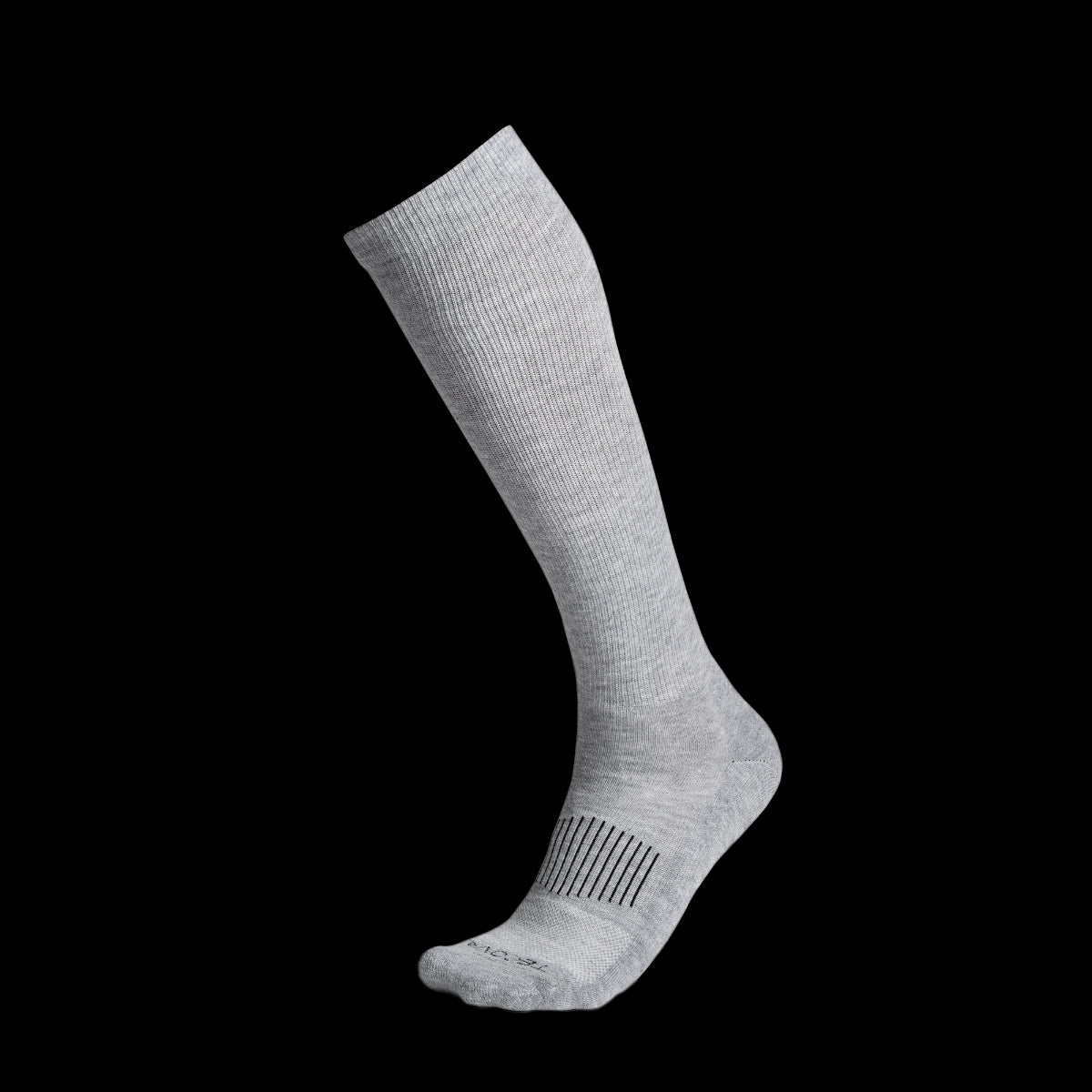 Le Bos Tecovas Over The Calf Gray Socks - 3 Pack