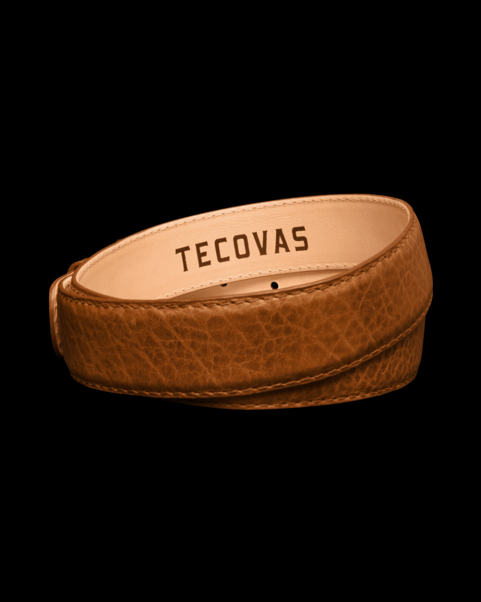Le Bos Tecovas Tan Bison Belt