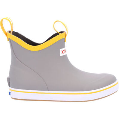 Le Bos Xtratuf Grey Kids Ankle Deck Boots XKAB-107
