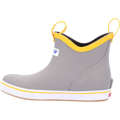 Le Bos Xtratuf Grey Kids Ankle Deck Boots XKAB-107