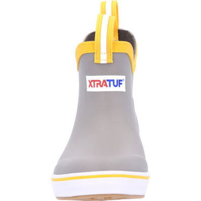 Le Bos Xtratuf Grey Kids Ankle Deck Boots XKAB-107