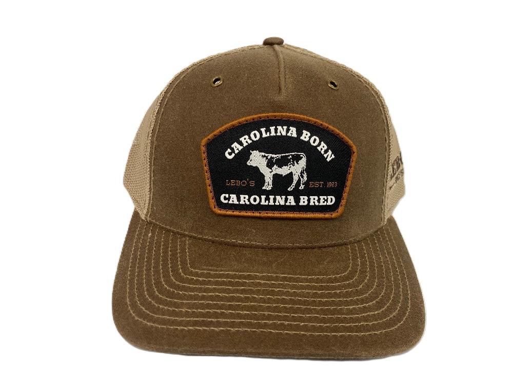le bos Lebos Whiskey/Buck Carolina Born Carolina Bred Richardson 112 Trucker Hat 112WH-BUK-V2 le bos Lebos Whiskey/Buck Carolina Born Carolina Bred Richardson 112 Trucker Hat 112WH-BUK-V2