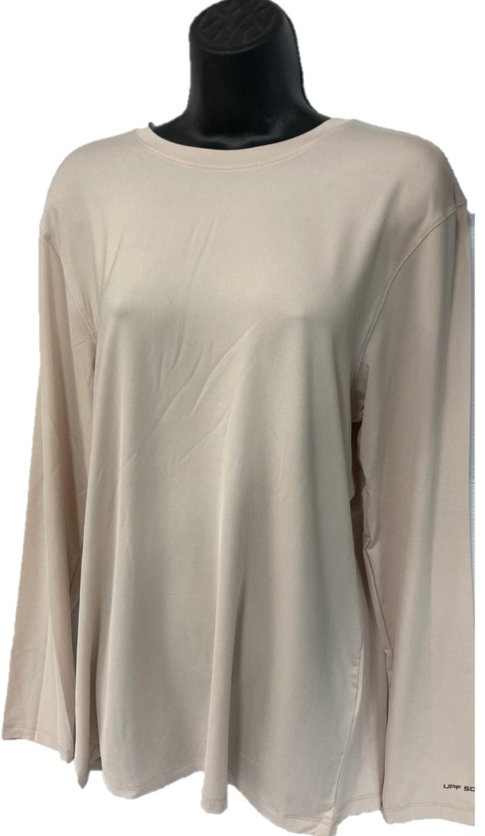 Le Bos Light Tan UPF 50 Plus Sun Protection Unisex Longsleeve Shirt 222-LTTAN