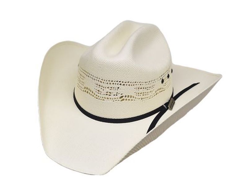 le bos Lonestar Hats Natural Rodeo Jr Bangora Straw Children's Hat 28BNK