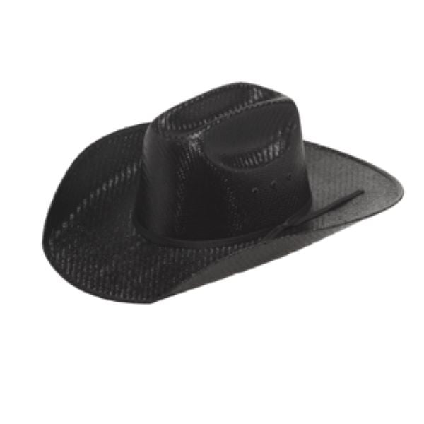 le bos M and F Western Black Kids Western Hat T7130001