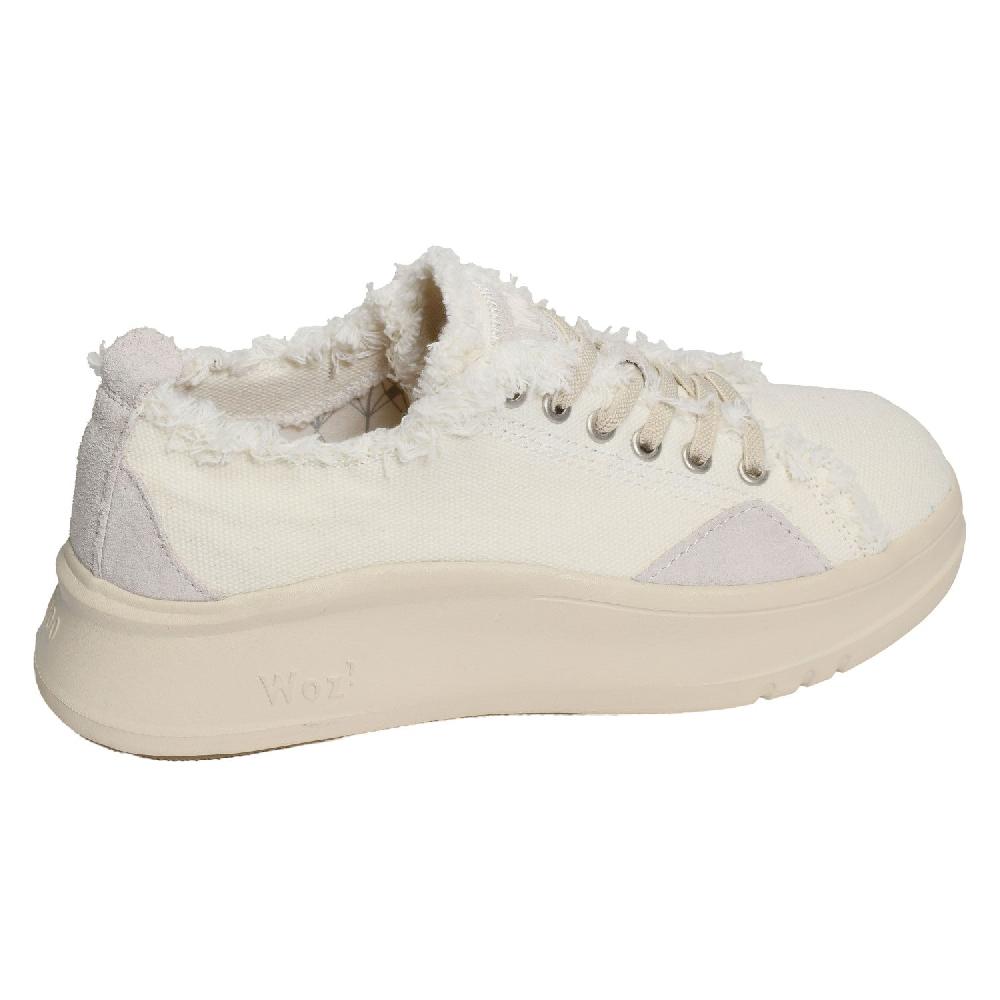 Le Bos Megan Ivory Lofty Women's Canvas Platform Sneakers MEGAN-LOFTT-IVO
