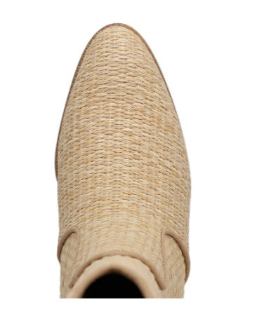 Le Bos Mia Natural Leat Jenah Women's Raffia Western Flair Boots ML2411002