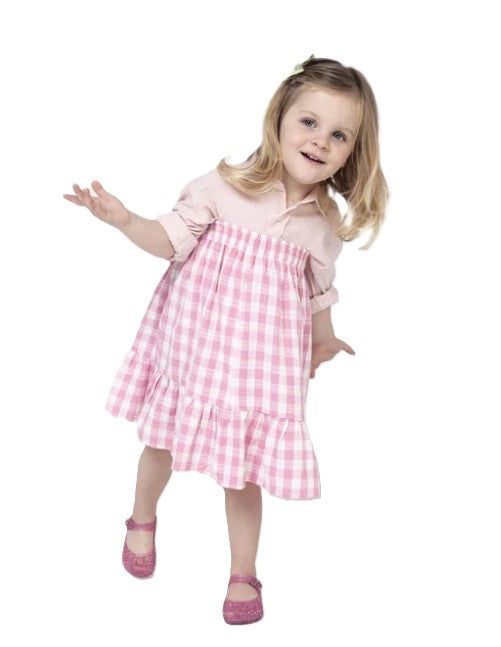 Le Bos Mini Melissa Pink Campana Girls Shoes 32995-AJ849