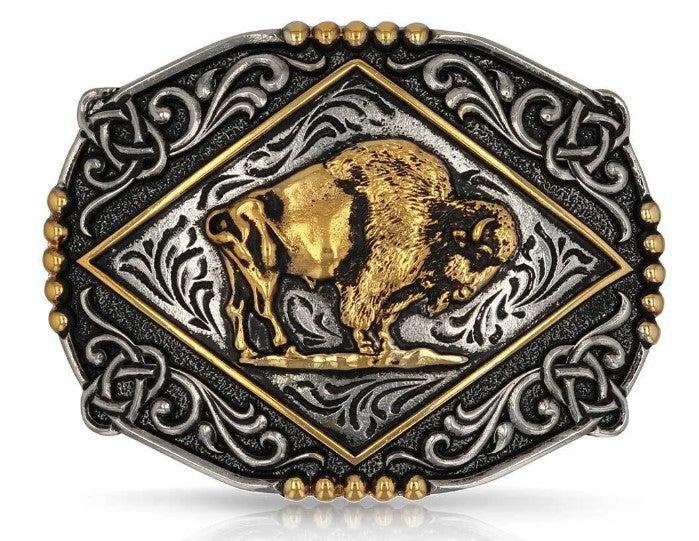 le bos Montana Silversmith Majesitc Valor Buckle A1036P