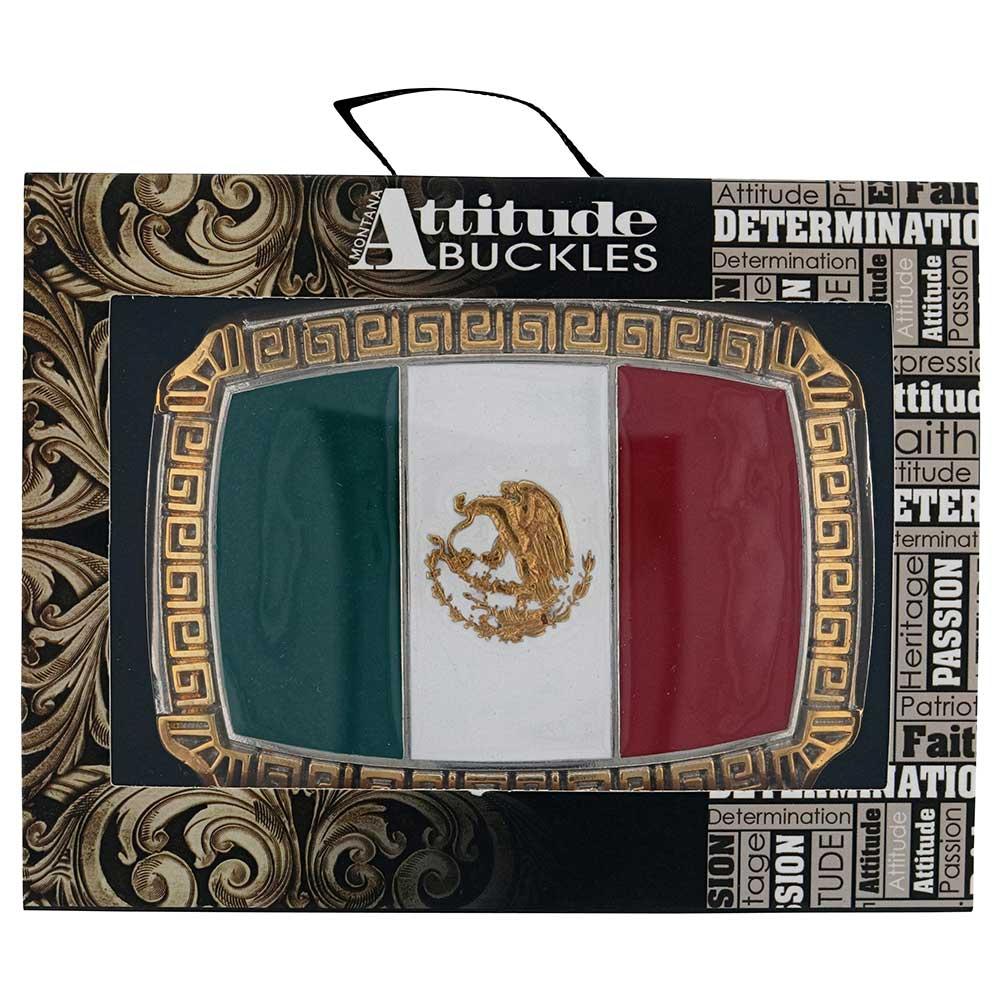 Le Bos Montana Silversmith Pride Of Mexico Attitude Buckle A998P