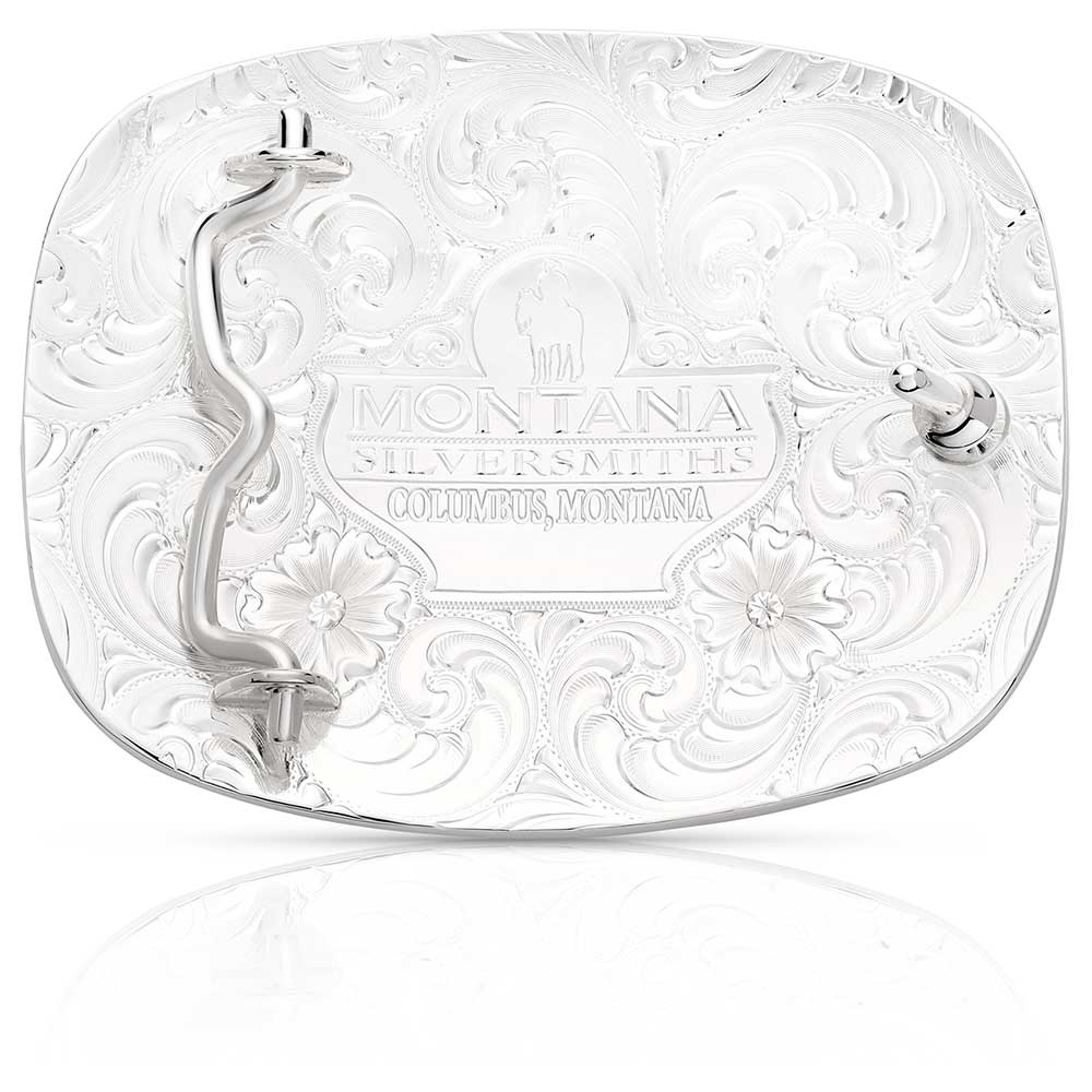 Le Bos Montana Silversmiths American Made Strength Buckle AM54910NF
