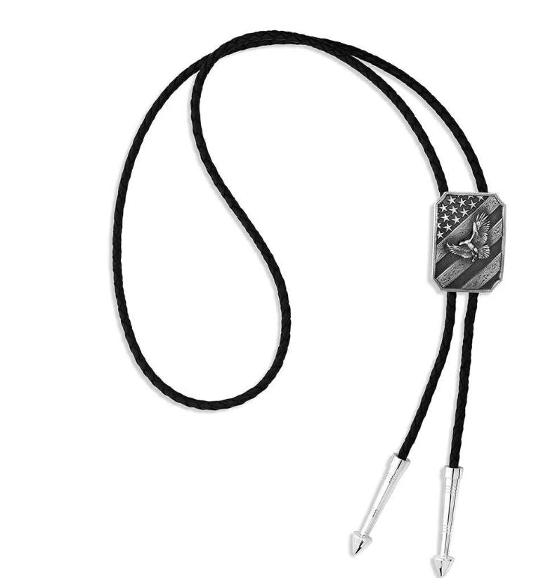 Le Bos Montana Silversmiths American Made Tradition Bolo Tie AMBT5066MA