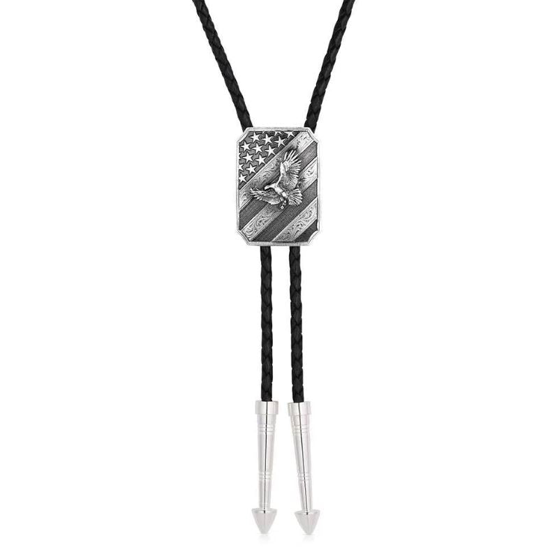 le bos Montana Silversmiths American Made Tradition Bolo Tie AMBT5066MA