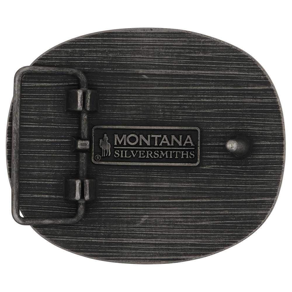 Le Bos Montana Silversmiths Keep It Old School Whiskey Bent Buckle A1018WR